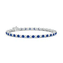 Load image into Gallery viewer, sapphire moissanite bracelet  