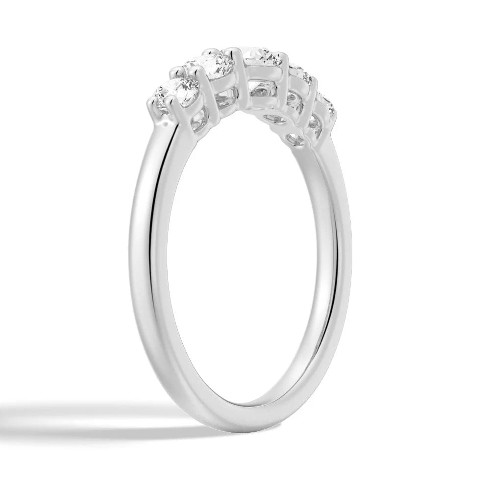 Timeless Round Cut Moissanite Ring
