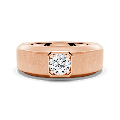 Beveled Edge Men’s Wedding Ring