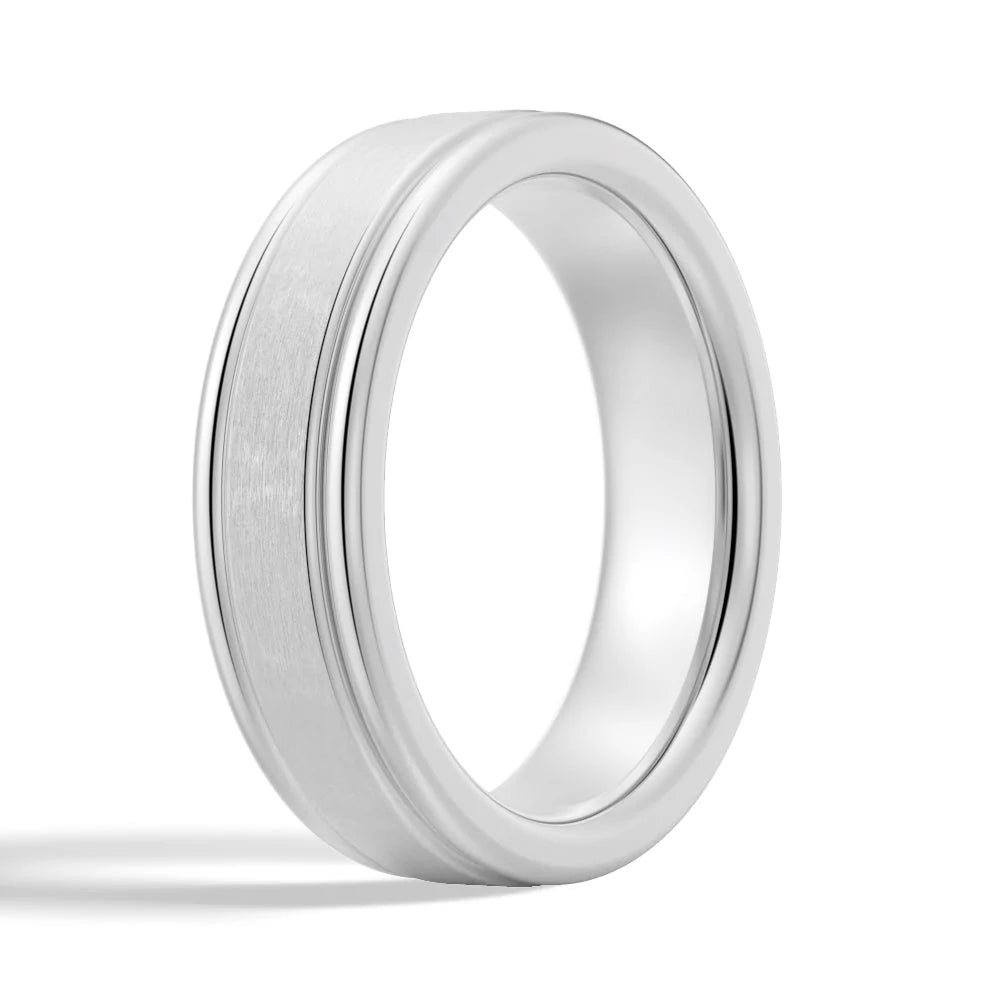 Classic Brushed Men’s Wedding Ring