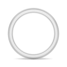 Load image into Gallery viewer, Sleek Contrast Wedding Ring for Groom