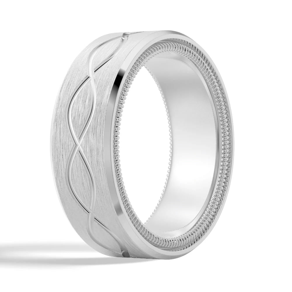 Infinity Symbol Ring for Groom