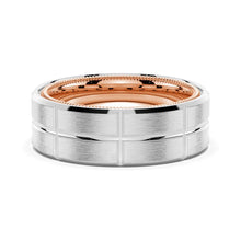 Load image into Gallery viewer, Platinum Modern Style Men’s Ring
