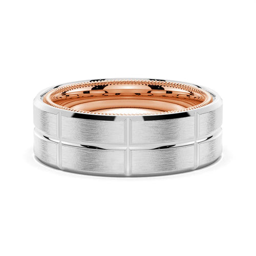Platinum Modern Style Men’s Ring