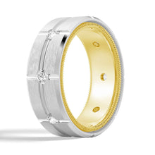 Load image into Gallery viewer, Modern Matte Men’s Wedding Ring