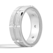 Load image into Gallery viewer, Moissanite Accent Men’s Band
