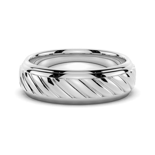 7mm Two-Tone Men’s Wedding Band