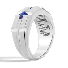Load image into Gallery viewer, 8mm Wide Sapphire Men’s Band