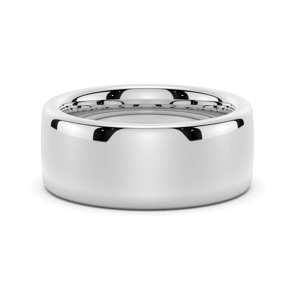 8mm Classic High Polished Men’s Wedding Band