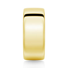 Load image into Gallery viewer, 8mm Classic High Polished Men’s Wedding Band – Silver, Gold or Platinum Ring
