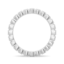 Load image into Gallery viewer, Delicate Bezel-Set Moissanite Eternity Ring