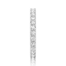Load image into Gallery viewer, 2.2mm French Pave Round Cut Moissanite Ring Eternity Band