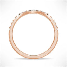 Load image into Gallery viewer, Petite Pave French Moissanite Wedding Band