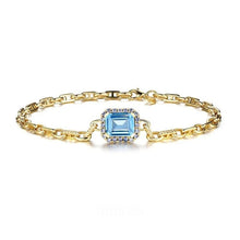 Load image into Gallery viewer, aquamarine bracelet  