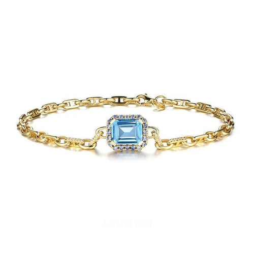 aquamarine bracelet  