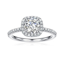 Load image into Gallery viewer, Halo Round Cut Lab-Grown Diamond Ring