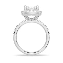 Load image into Gallery viewer, Brilliant Halo Round Moissanite Ring