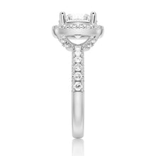 Load image into Gallery viewer, Sparkling Round Moissanite with Accent Stones