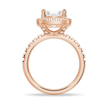 Load image into Gallery viewer, Brilliant Halo Round Moissanite Engagement Ring | TKEANAAL