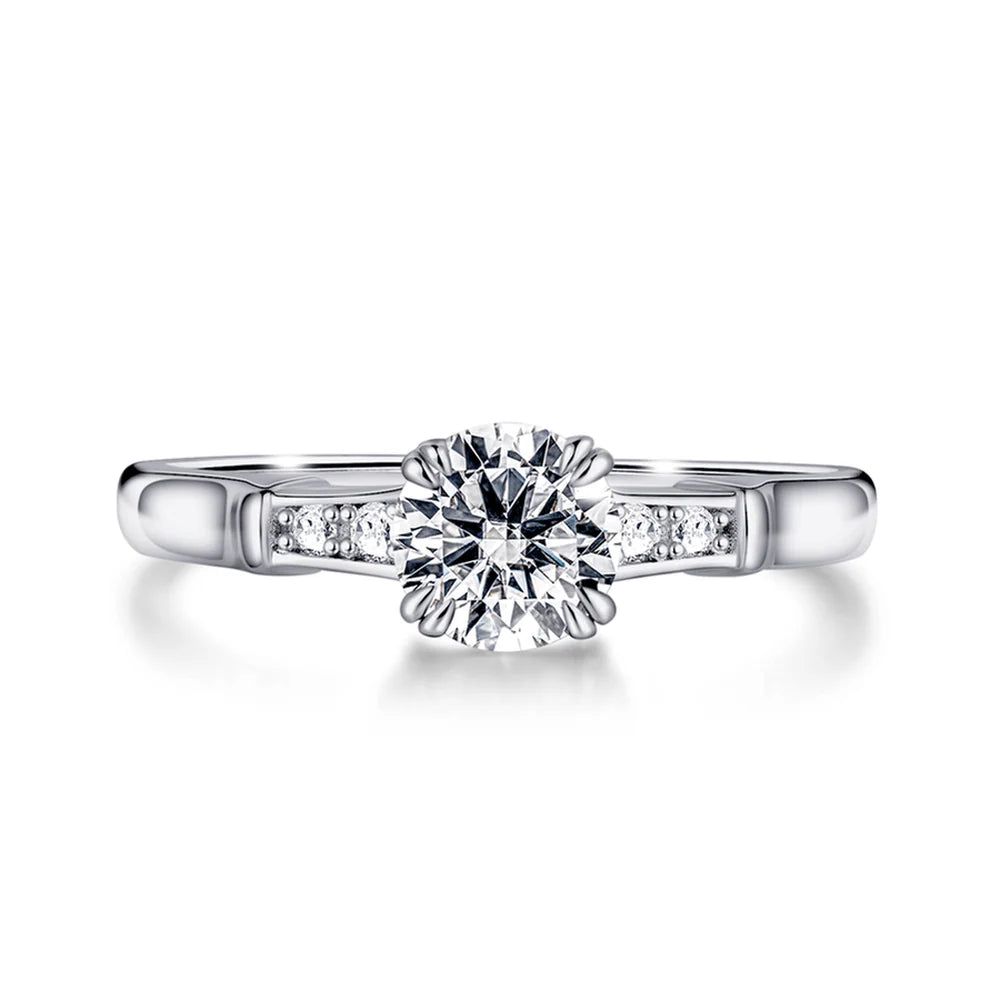Round Cut Lab-Grown Diamond Engagement Ring