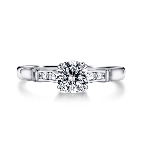 Round Cut Lab-Grown Diamond Engagement Ring