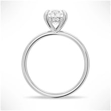 Load image into Gallery viewer, Captivating Raindrop Pear-Shaped Solitaire Moissanite Ring