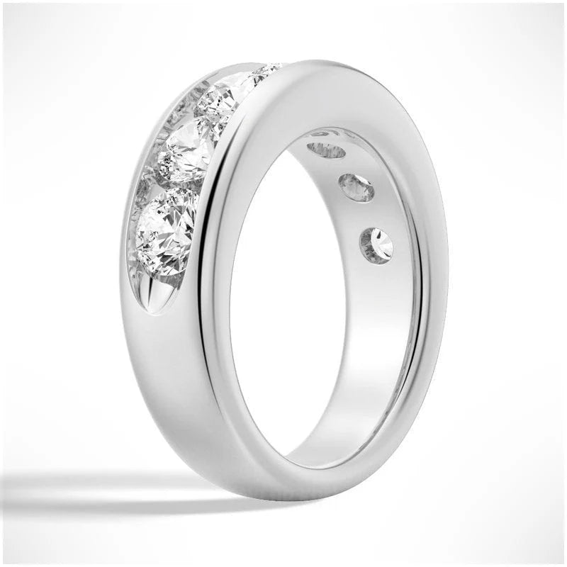 Elegant Moissanite Band for Men