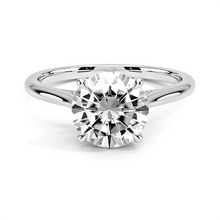 Load image into Gallery viewer, Round Cut Lab-Grown Diamond Engagement Ring