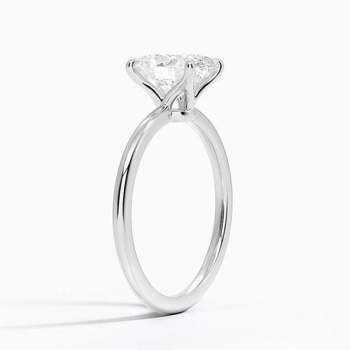 Minimalist Lab Diamond Ring