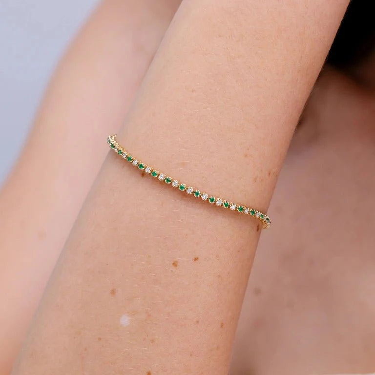 white sapphire bracelet  