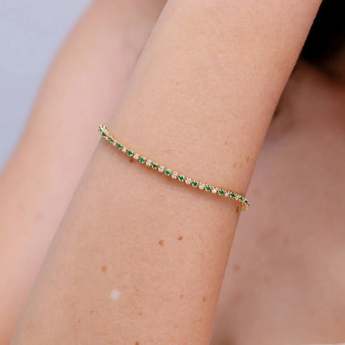 white sapphire bracelet  