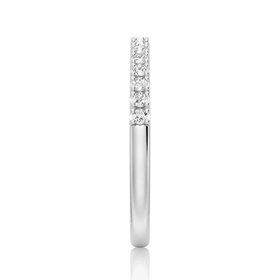 Delicate Moissanite Bridal Band
