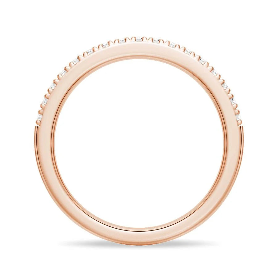 Slim Moissanite Band