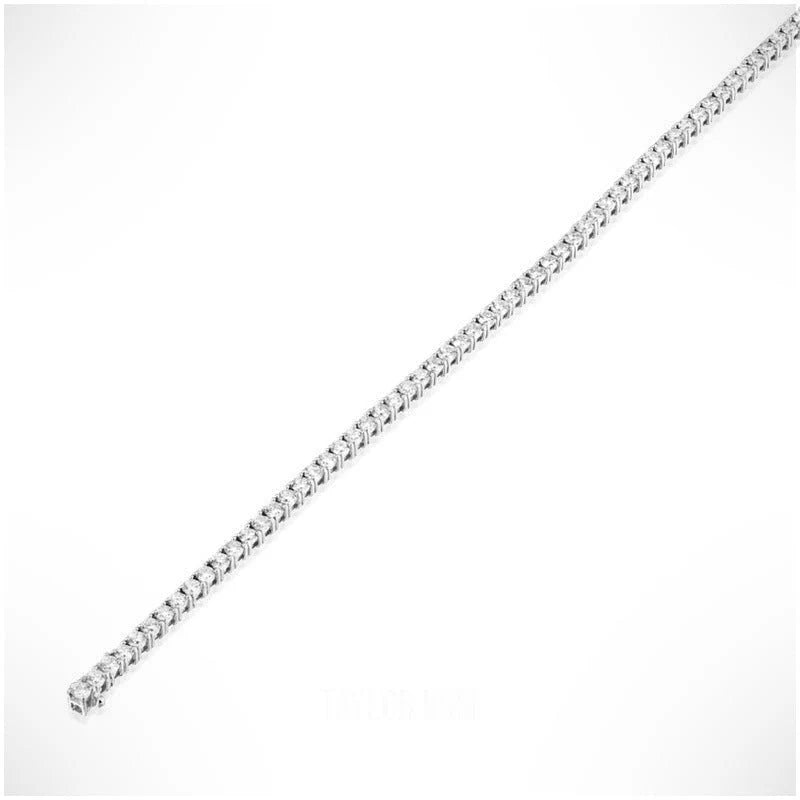 round moissanite bracelet  