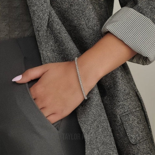 classic tennis bracelet  