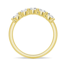 Load image into Gallery viewer, Classic Shared Prong Set Moissanite Ring Wedding Band Stone T.W 2CT- S925 Silver / 10K Gold / 14K Gold / 18K Gold / Platinum
