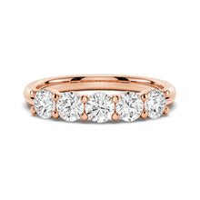 Load image into Gallery viewer, Classic Shared Prong Set Moissanite Ring Wedding Band Stone T.W 2CT- S925 Silver / 10K Gold / 14K Gold / 18K Gold / Platinum