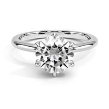 Load image into Gallery viewer, Six-Prong Round Cut Lab-Grown Diamond Ring