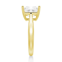 Load image into Gallery viewer, Classic Solitaire Princess Cut Engagement Ring