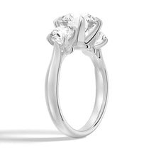 Load image into Gallery viewer, Romantic 3-Stone Moissanite Engagement Ring