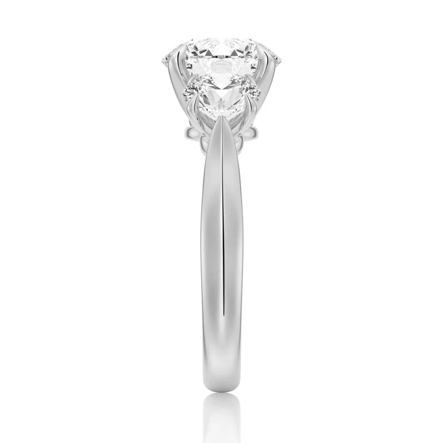 Classic Moissanite Engagement Ring