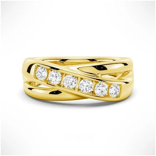 Channel Set Men’s Wedding Ring