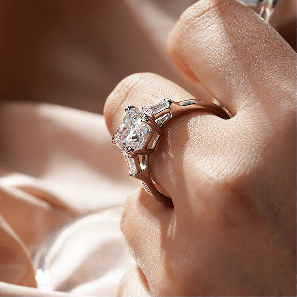 Sustainable Cushion Cut Engagement Ring