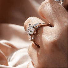 Load image into Gallery viewer, Sustainable Cushion Cut Engagement Ring