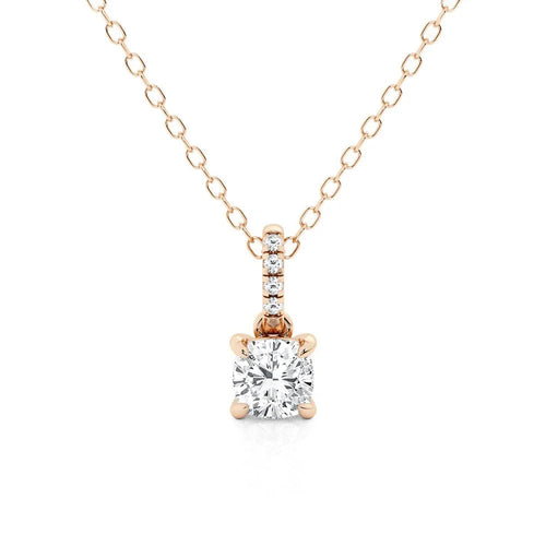 moissanite solitaire necklace 