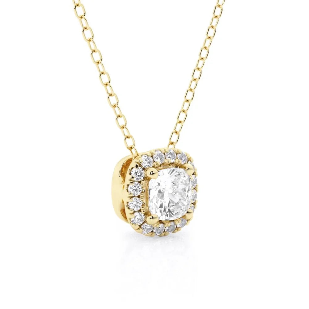bridal moissanite necklace  