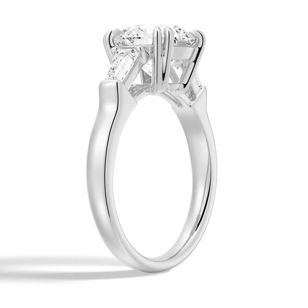 Tapered Baguette Engagement Ring