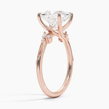 Load image into Gallery viewer, Elegant Princess Cut Moissanite Engagement Ring
