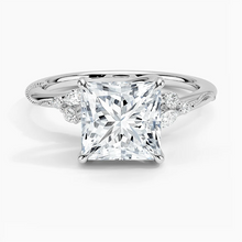 Load image into Gallery viewer, Elegant Princess Cut Moissanite Engagement Ring
