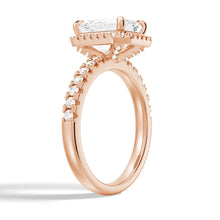 Load image into Gallery viewer, Emerald Cut Moissanite Bridal Set